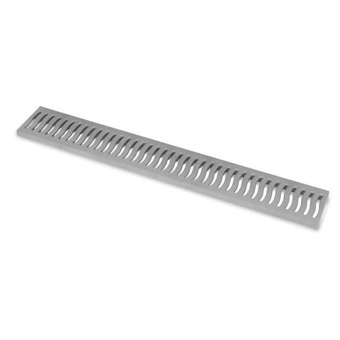 Grelha Plástica para Calha de Piso - 15cm X 1.0 Metro - Roma