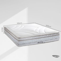 Colchão King Molas Maxspring American 193x203x33cm Herval - 3 Colchão King Molas Maxspring American 193x203x33cm Herval - 3