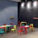 Ver imagem 4 de Jogo 6 Cadeiras Infantis Tramontina Sofia Plástico Amarelo Cadeirinha Escola Brinquedoteca Recrea