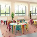 Ver imagem 6 de Jogo 6 Cadeiras Infantis Tramontina Sofia Plástico Amarelo Cadeirinha Escola Brinquedoteca Recrea
