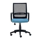Ver imagem 2 de Cadeira de Escritório Stay Roal Secretária Encosto em Tela Base Giratória Preto e Azul Roal 49cm