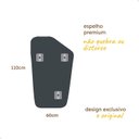 Ver imagem 5 de Espelho Orgânico Decorativo Grande Pinterest 60x110 Texas