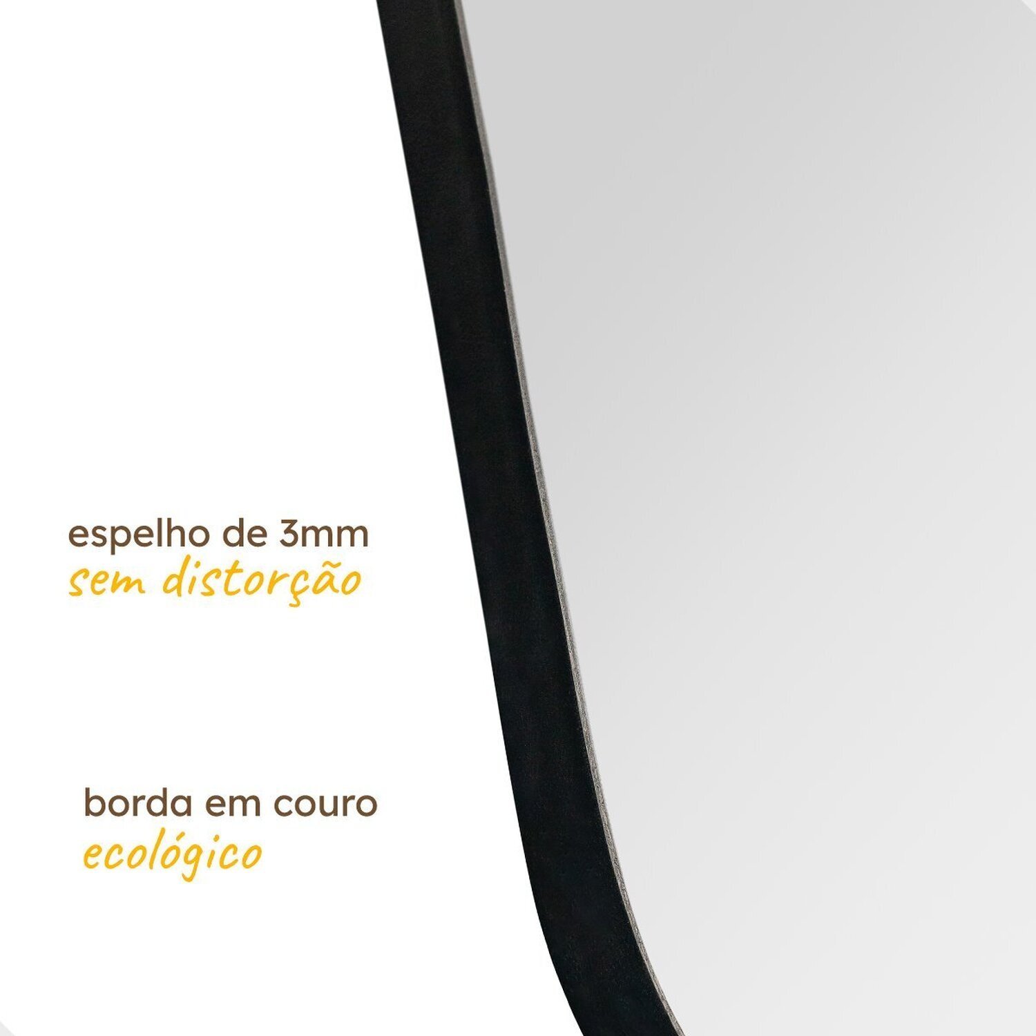 Espelho Orgânico Decorativo Grande Pinterest 60x110 Texas - 6