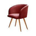 Ver imagem 2 de Poltrona Atenas Pé Palito Decorativa para Sala de Estar