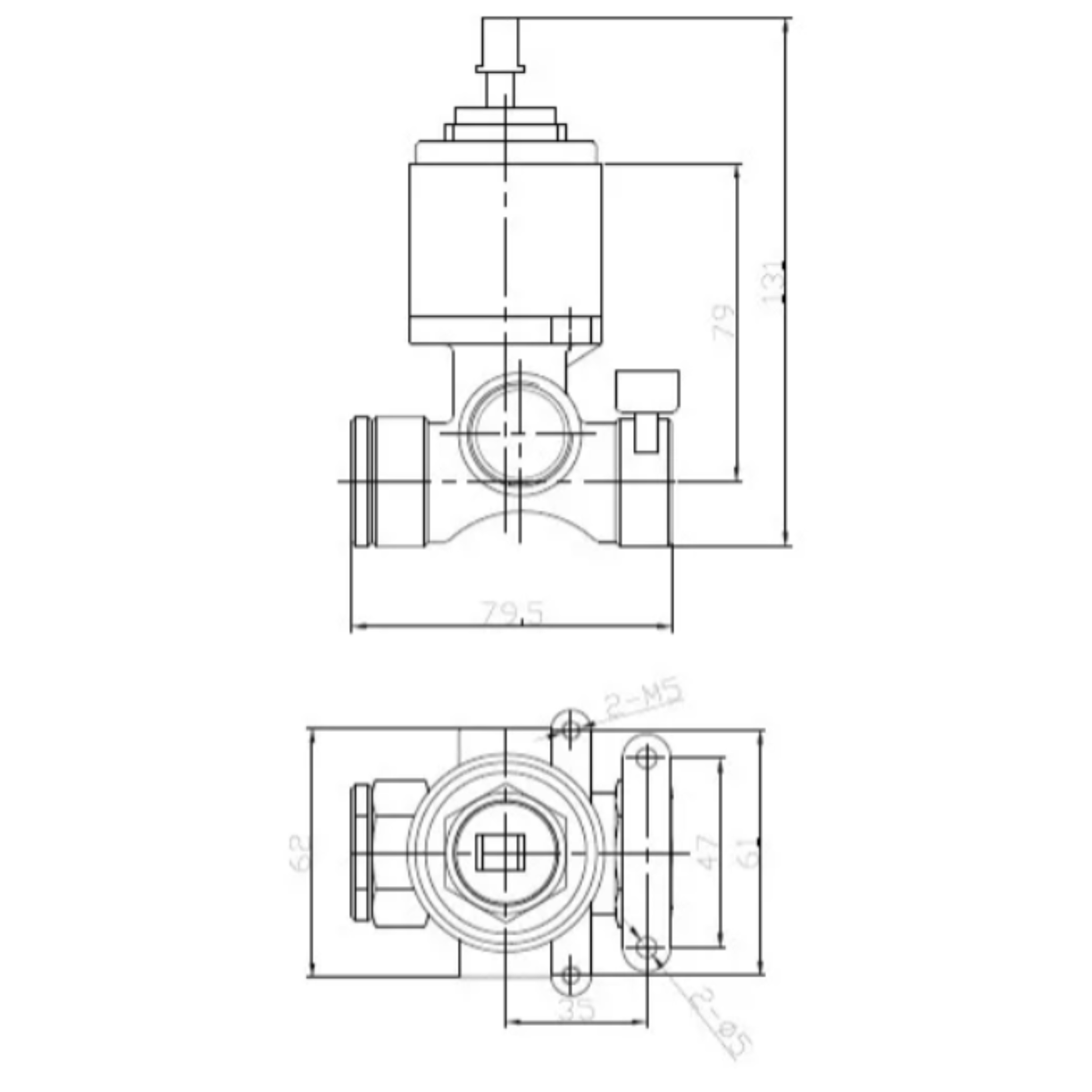 Kit Base Misturador e Acabamento Monocomando 3/4 Baixa Alta Pressão Metal Premium - 3