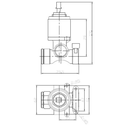 Ver imagem 3 de Kit Base Misturador e Acabamento Monocomando 3/4 Baixa Alta Pressão Metal Premium