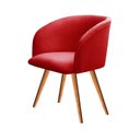 Ver imagem 2 de Poltrona Atenas Pé Palito Decorativa para Sala de Estar