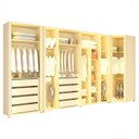 Ver imagem 5 de Guarda-Roupa Modulado Reflecta Innova 9 Portas 339,2cm x 240cm Mod 010 100% Bege/Off White