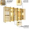 Guarda-roupa Modulado Reflecta Innova 9 Portas 339,2cm x 240cm MOD 010 100% - 6
