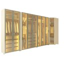 Ver imagem 3 de Guarda-Roupa Modulado Reflecta Innova 9 Portas 339,2cm x 240cm Mod 010 100% Bege/Off White