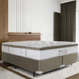 Colchão King Molas Ensacadas Monte Carlo 193x203x33cm Herval - 1