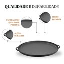 Ver imagem 3 de Forma de Pizza em Ferro Fundido 35 Cm Panela Mineira