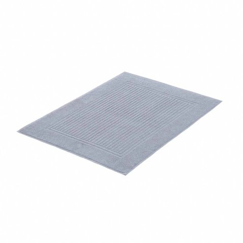 Toalha para Piso de Banheiro 100% Algodão Canelado 48x70cm Buddemeyer - Cinza Nimbus 1820