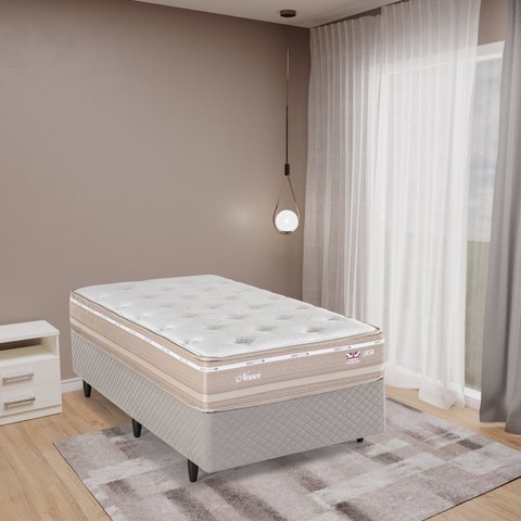 Colchão Solteiro Molas Maxspring Nesser 88x188x28cm Herval