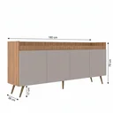 Ver imagem 3 de Buffet 180cm Freijó Fumê Yescasa