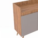 Ver imagem 6 de Buffet 180cm Freijó Fumê Yescasa