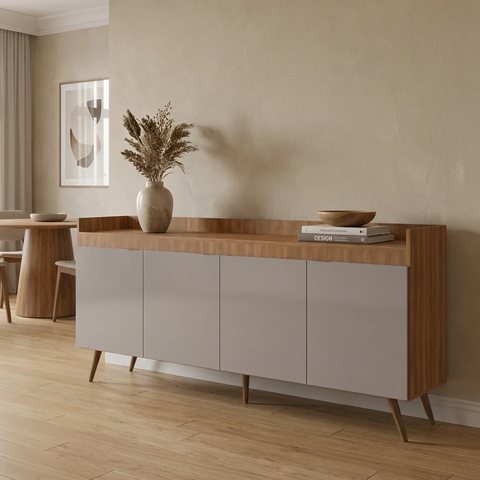 Buffet 180cm Freijó Fumê Yescasa