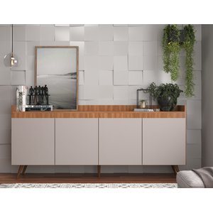 Buffet Retrô 4 Portas 180 Cm Edi Yescasa
