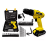 Parafusadeira A,furadeira Bateria C/ Impacto e Maleta e Acessórios 34 Pçs - 1