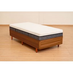 Cama Box Rústica Solteirão Serenelife - Imbuia - 2