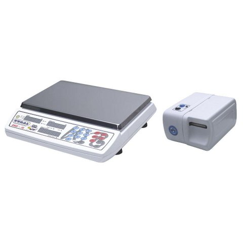 Balança Digital 15 kg com Etiquetadora Comercial Gural Ese-15 Etx-250