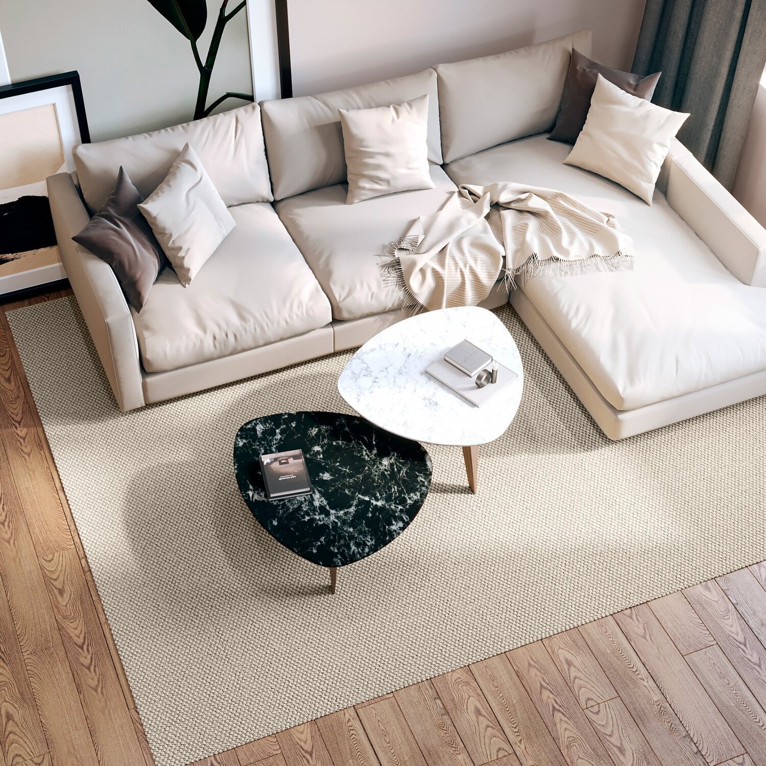Tapete de Sisal Original Luna Granizo 200cmx250cm - 2