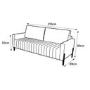 Ver imagem 3 de Sofá Prado Platinum Fibra Siliconada