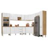 Cozinha Modulada Ametista Composição 1 Freijó Supremo - Kits Paraná - 1