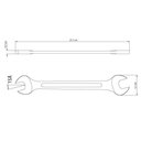 Ver imagem 4 de Chave Fixa 21x23 Mm Tramontina Basic com Corpo em Aço Especial Cromado Tramontina