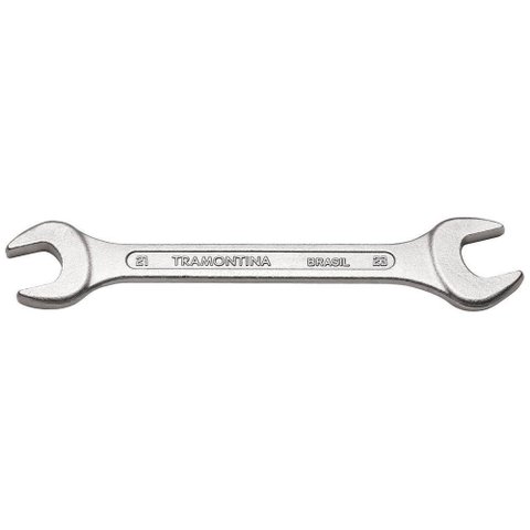 Chave Fixa 21x23 Mm Tramontina Basic com Corpo em Aço Especial Cromado Tramontina
