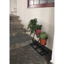 Ver imagem 4 de Floreira de Chão Artesanal Rústica para 3 Vasos de Flor