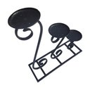 Ver imagem 6 de Floreira de Chão Artesanal Rústica para 3 Vasos de Flor