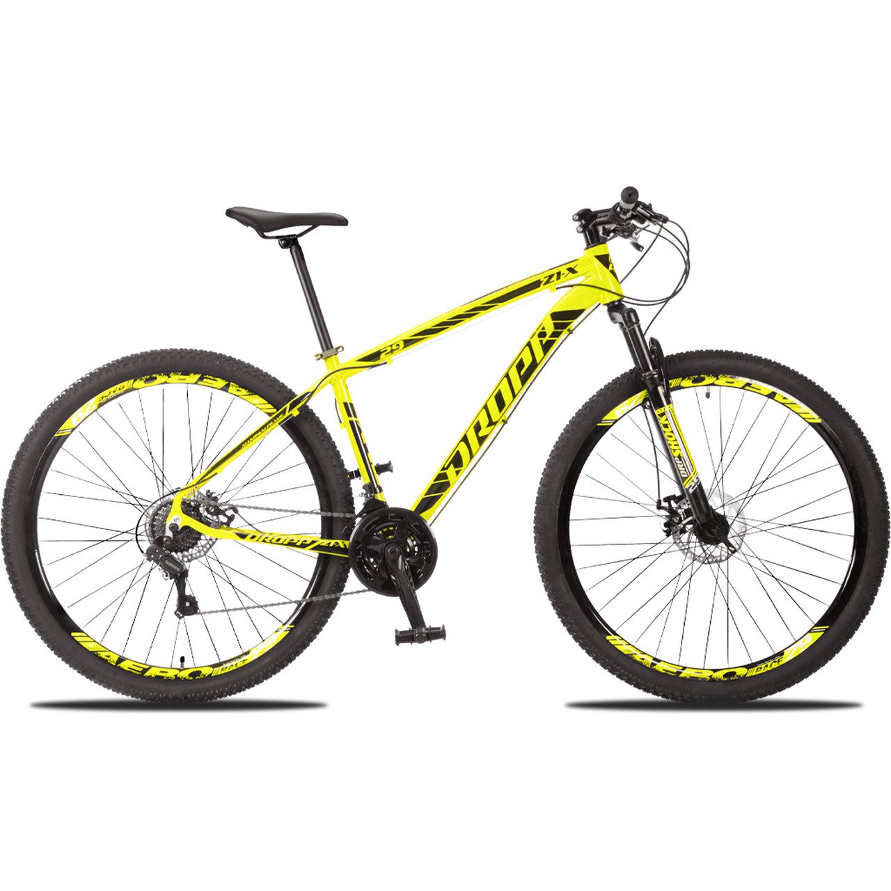 Bicicleta Aro 29 Dropp Z1-x Suspensão e Freio Disco 21V - 19 - Amarelo - 1