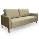 Ver imagem 2 de Sofá Prado Platinum Fibra Siliconada