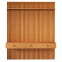 Ver imagem 2 de Painel para TV até 55 Polegadas Ripado MDF 250CMX184CM Royale Naturale Yescasa