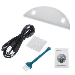 Robo Limpa Casa Aspirador de Po Varre Branco Recarregavel Sensor Proximidade - 6