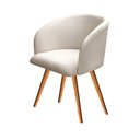 Ver imagem 2 de Poltrona Atenas Pé Palito Decorativa para Sala de Estar