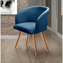 Ver imagem 1 de Poltrona Atenas Pé Palito Decorativa para Sala de Estar