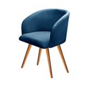 Ver imagem 2 de Poltrona Atenas Pé Palito Decorativa para Sala de Estar