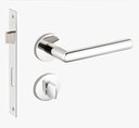 Ver imagem 1 de Fechadura Imab Galex Inox Polido Banheiro Tranqueta