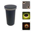 Ver imagem 6 de 2 Luminárias Balizadores Spot Redondos Led Smd em Pvc de 3w Luz Branco Quente de Embutir em Chão Sol