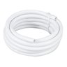 5 Metros Mangueira de Chuveiro Branca, Tubo de Pvc 3/8, Flexível Resistente Chuveirinho Ducha Lorenz - 2