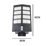 Luminaria Solar Led 800w Poste Refletor Controle Sensor Movimento Presença Controle Iluminaçao Publi - 8