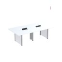 Ver imagem 1 de Mesa de Reunião 2400x1400 MRCPB2414PP Branco/Cinza