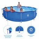 Ver imagem 2 de Piscina Estrutural Armação 6125 Litros Filtro Capa e Forro Avenli Jilong 110v