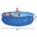 Ver imagem 3 de Piscina Estrutural Armação 6125 Litros Filtro Capa e Forro Avenli Jilong 110v