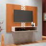 Painel para Tv Home Suspenso Ambiente Form Cinamomo Off White – Hb Móveis - 1