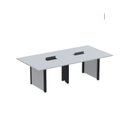 Ver imagem 1 de Mesa de Reunião 2400x1400 MRCPB2414PP Cinza/Preto