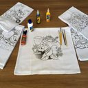 Ver imagem 3 de Pano De Prato Lomaer Sacaria 45x 71cm Cotorno p/ Pintura 06 Unidades