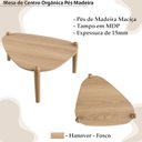 Ver imagem 3 de Mesa de Centro Organica Pes Madeira Hanover 28011 Artesano
